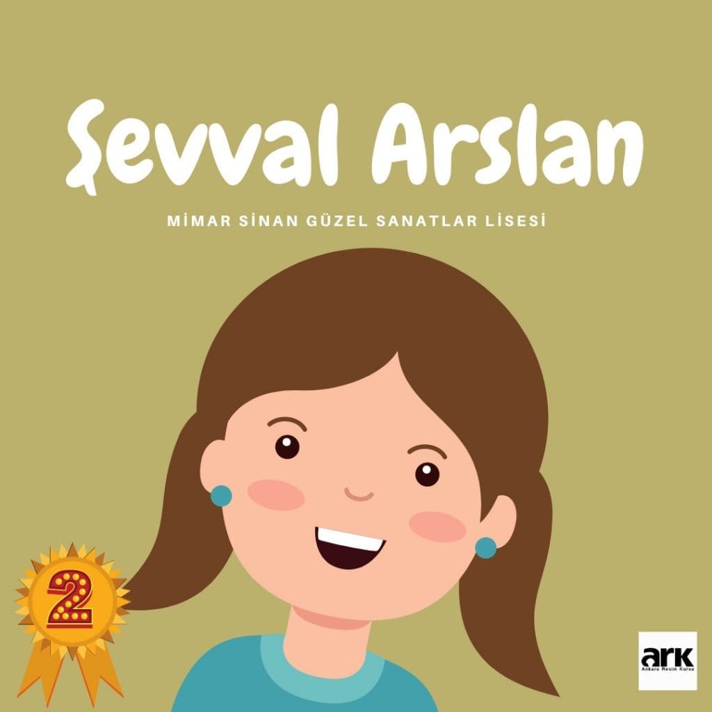 Şevval Arslan, Mimar Sinan Güzel Sanatlar Lisesi kazanan öğrencisi
