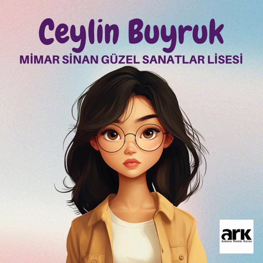 Ceylin Buyruk, Mimar Sinan Güzel Sanatlar Lisesi kazanan öğrencisi