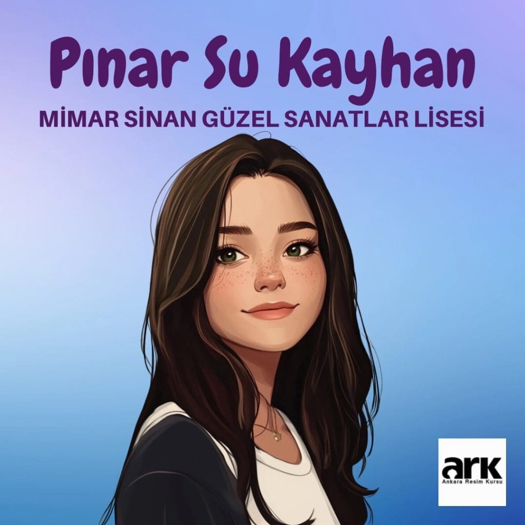 Pınar Su Kayhan, Mimar Sinan Güzel Sanatlar Lisesi kazanan öğrencisi