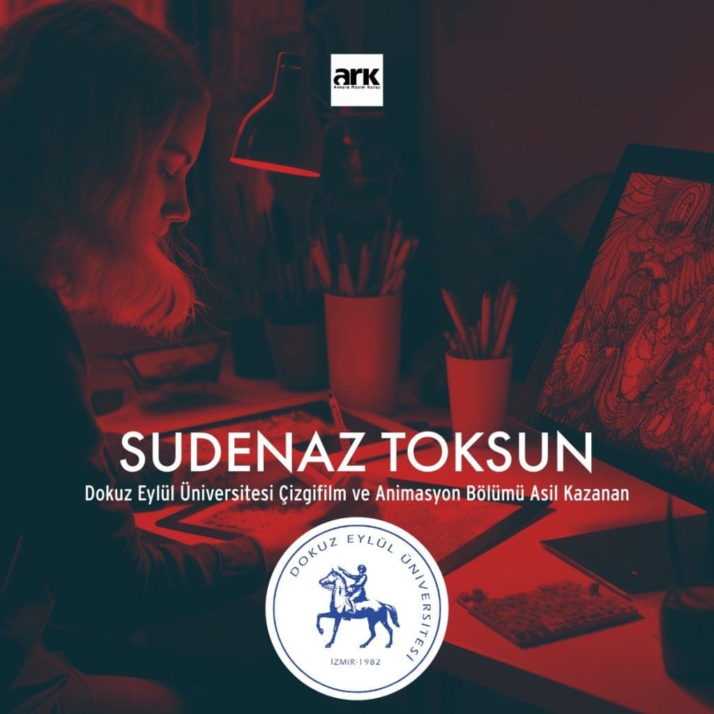 Sudenaz Toksun, Dokuz Eylül Üniversitesi Çizgi Film ve Animasyon Bölümü asıl kazanan öğrencisi