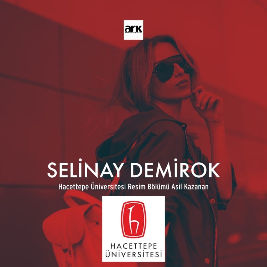 Selinay Demirok, Hacettepe Üniversitesi Resim Bölümü asıl kazanan öğrencisi
