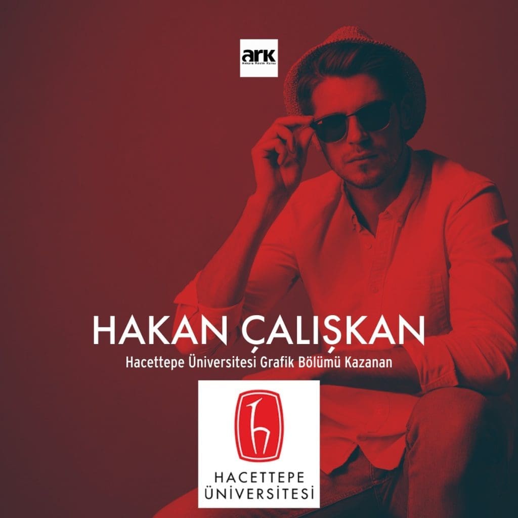 Hakan Çalışkan, Hacettepe Üniversitesi Grafik Bölümü kazanan öğrencisi